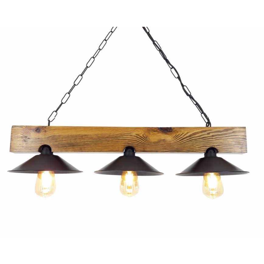 Chandelier on a chain SAPKA 3xE27/60W/230V