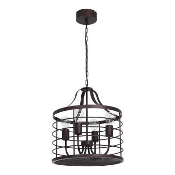Chandelier on a chain SINGLE 6 4xE27/60W/230V