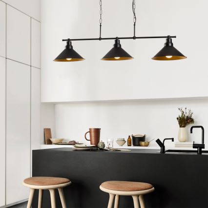 Chandelier on a chain SIVANI 3xE27/100W/230V