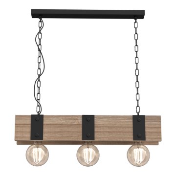 Chandelier on a chain SODER 3xE27/60W/230V
