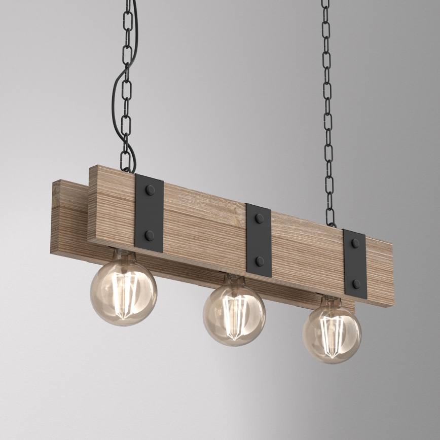 Chandelier on a chain SODER 3xE27/60W/230V