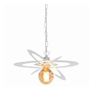 Chandelier on a chain STAR 1xE27/15W/230V white