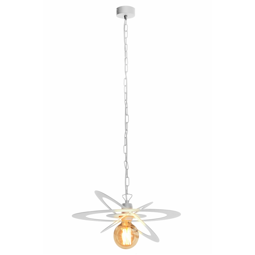 Chandelier on a chain STAR 1xE27/15W/230V white
