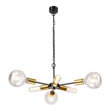 Chandelier on a chain STARLA 6xE27/60W/230V
