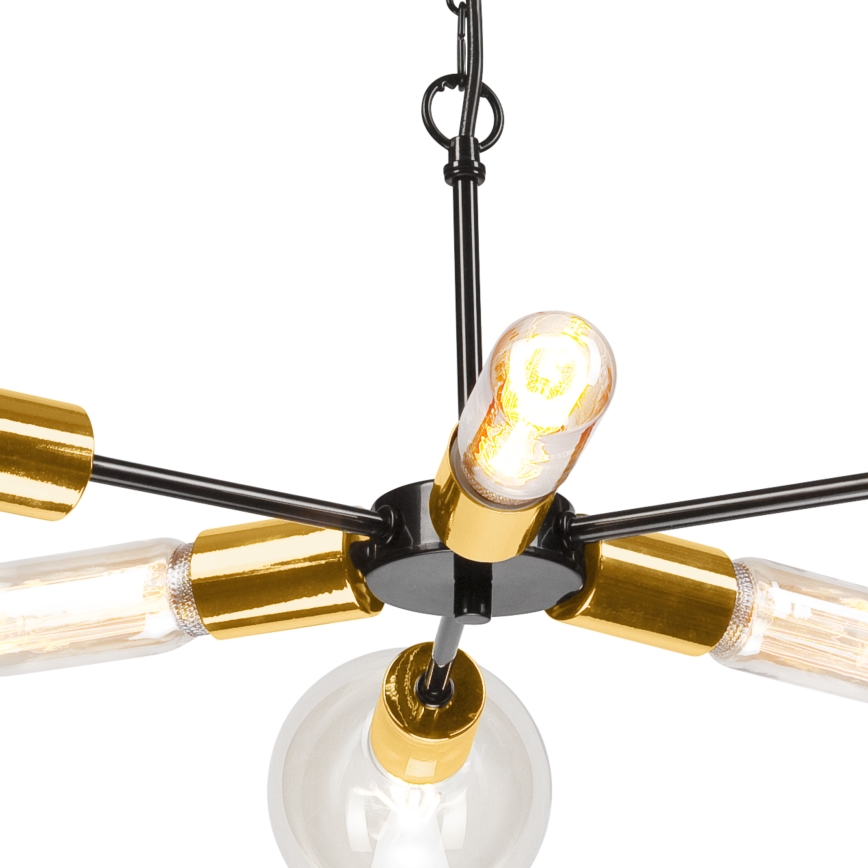 Chandelier on a chain STARLA 6xE27/60W/230V