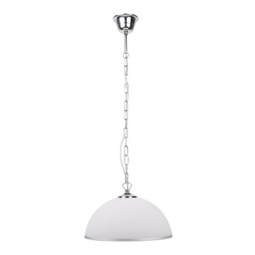 Chandelier on a chain SUGAR 1xE27/60W/230V white
