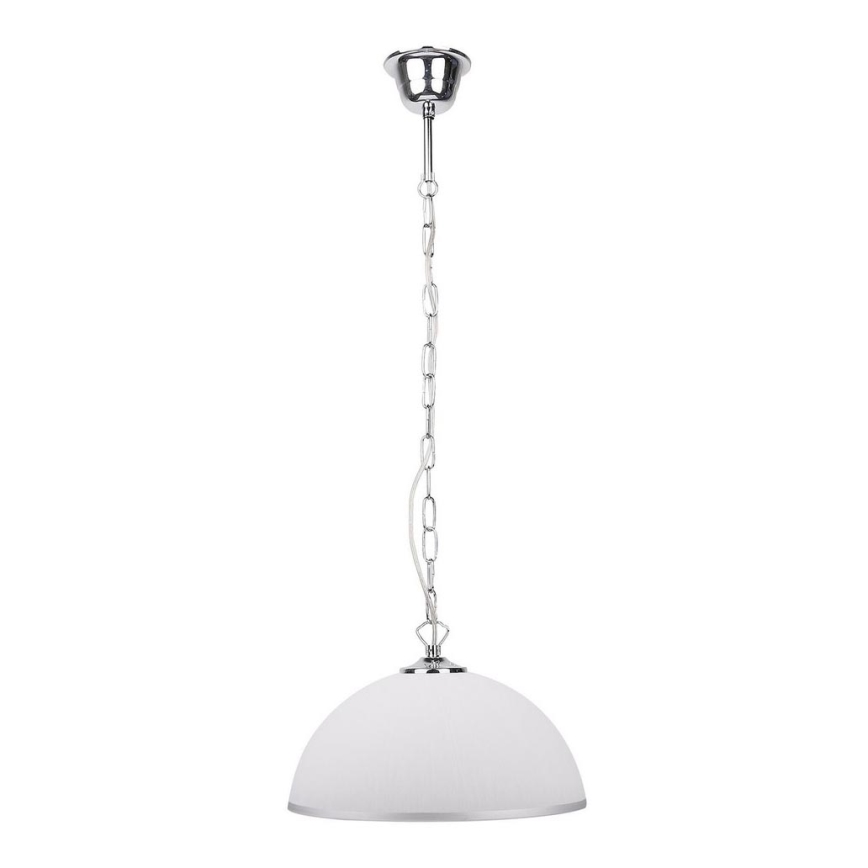 Chandelier on a chain SUGAR 1xE27/60W/230V white