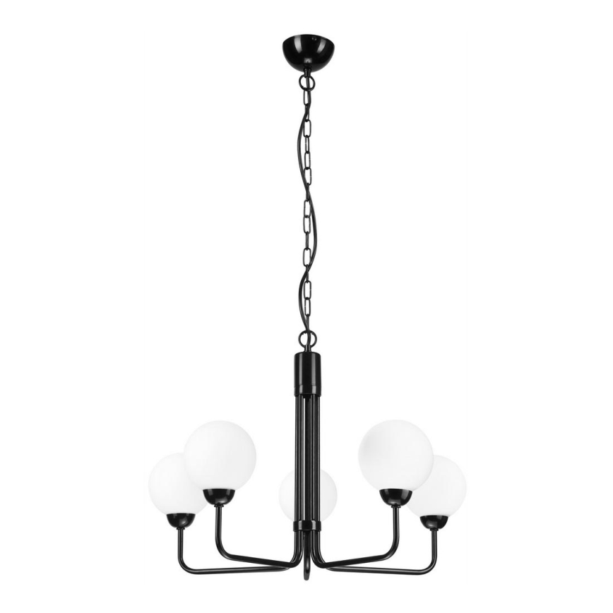 Chandelier on a chain TIFFY 5xG9/5W/230V black