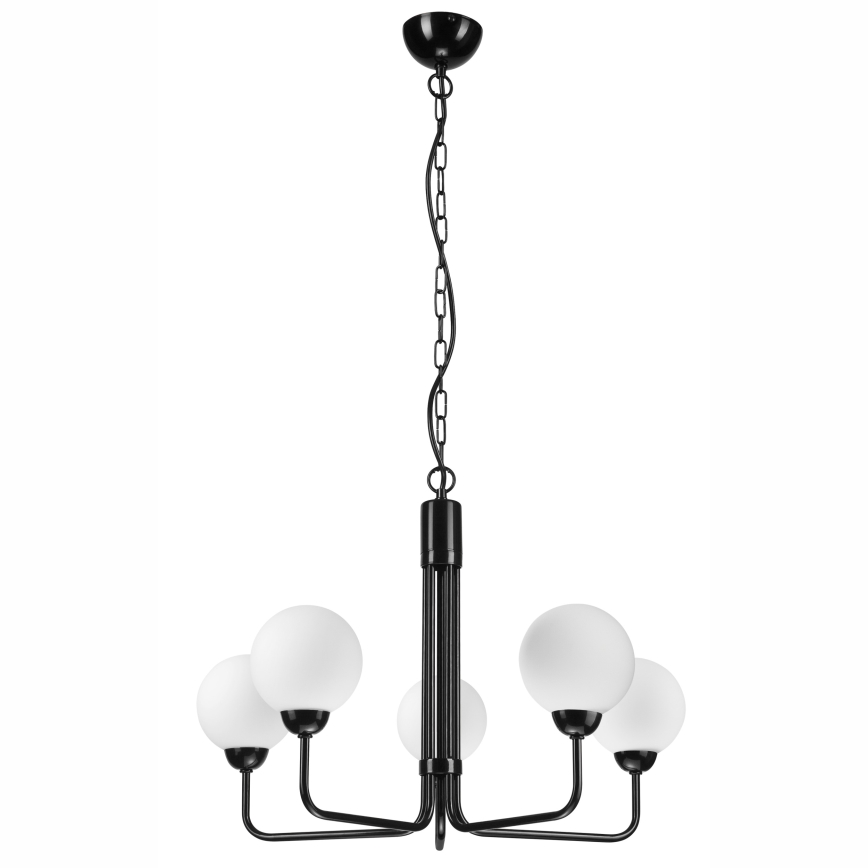 Chandelier on a chain TIFFY 5xG9/5W/230V black