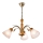 Chandelier on a chain TULIPAN 3xE27/60W/230V beech - FSC certified