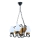 Chandelier on a chain VELA 4xE14/40W/230V beech - FSC certified