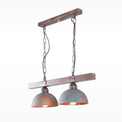 Chandelier on a chain VIRIONI 2xE27/60W/230V
