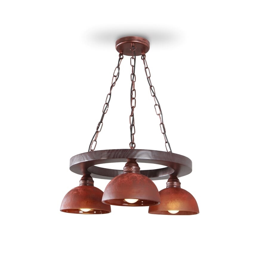 Chandelier on a chain VIRIONI 3xE27/60W/230V