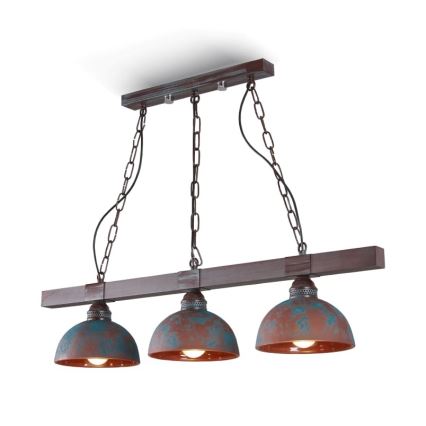 Chandelier on a chain VIRIONI 3xE27/60W/230V