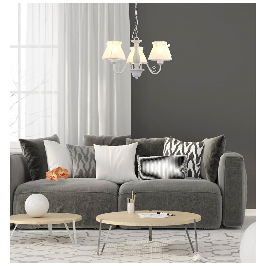 Chandelier on a chain ZEFIR 3xE27/40W/230V
