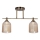 Chandelier on a pole 2xE14/60W/230V brass