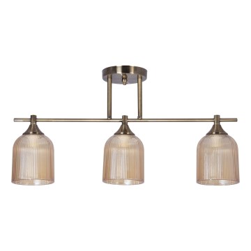 Chandelier on a pole 3xE14/60W/230V brass