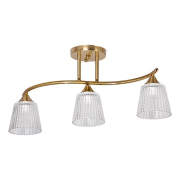 Chandelier on a pole 3xE14/60W/230V gold