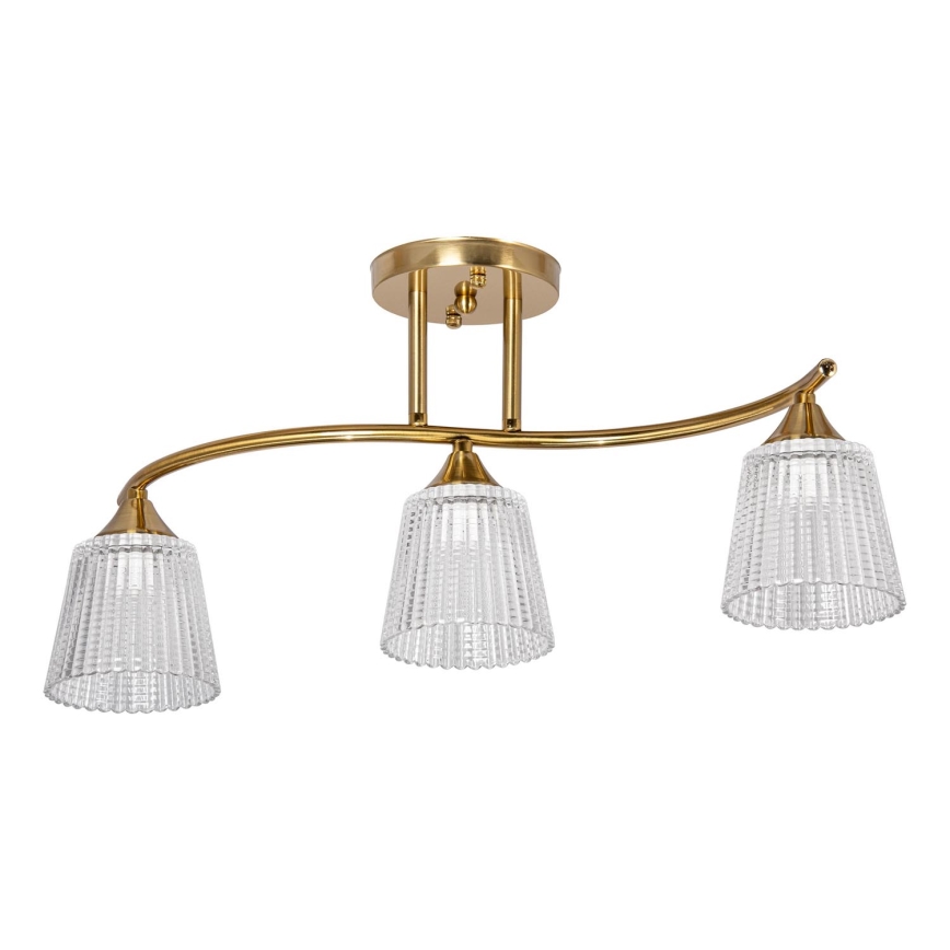 Chandelier on a pole 3xE14/60W/230V gold