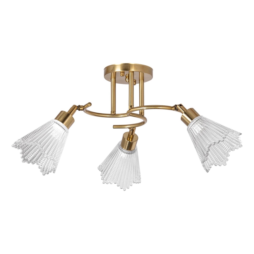 Chandelier on a pole 3xE14/60W/230V gold