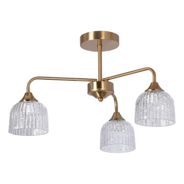 Chandelier on a pole 3xE14/60W/230V gold