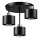 Chandelier on a pole 3xE27/35W/230V d. 30 cm black/gold