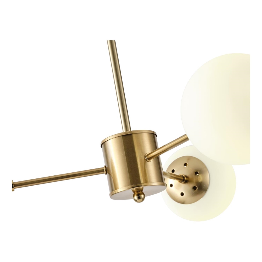 Chandelier on a pole 3xE27/40W/230V brass