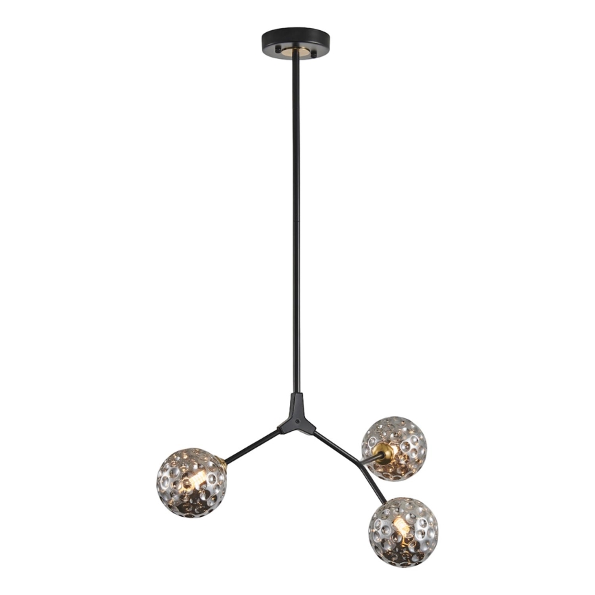 Chandelier on a pole 3xG9/15W/230V grey
