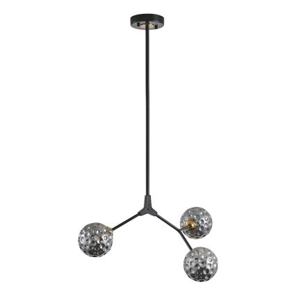 Chandelier on a pole 3xG9/15W/230V grey
