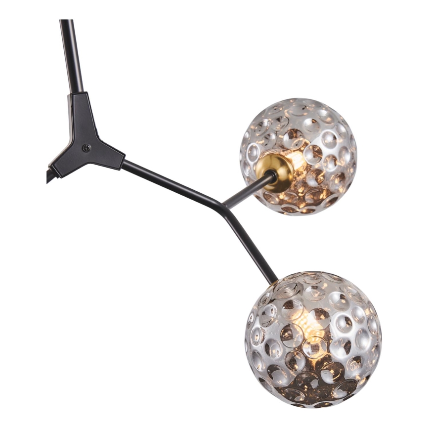 Chandelier on a pole 3xG9/15W/230V grey