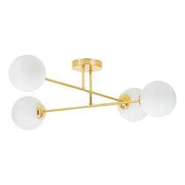 Chandelier on a pole 4xE27/35W/230V d. 70 cm gold