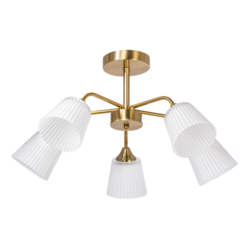 Chandelier on a pole 5xE14/60W/230V gold