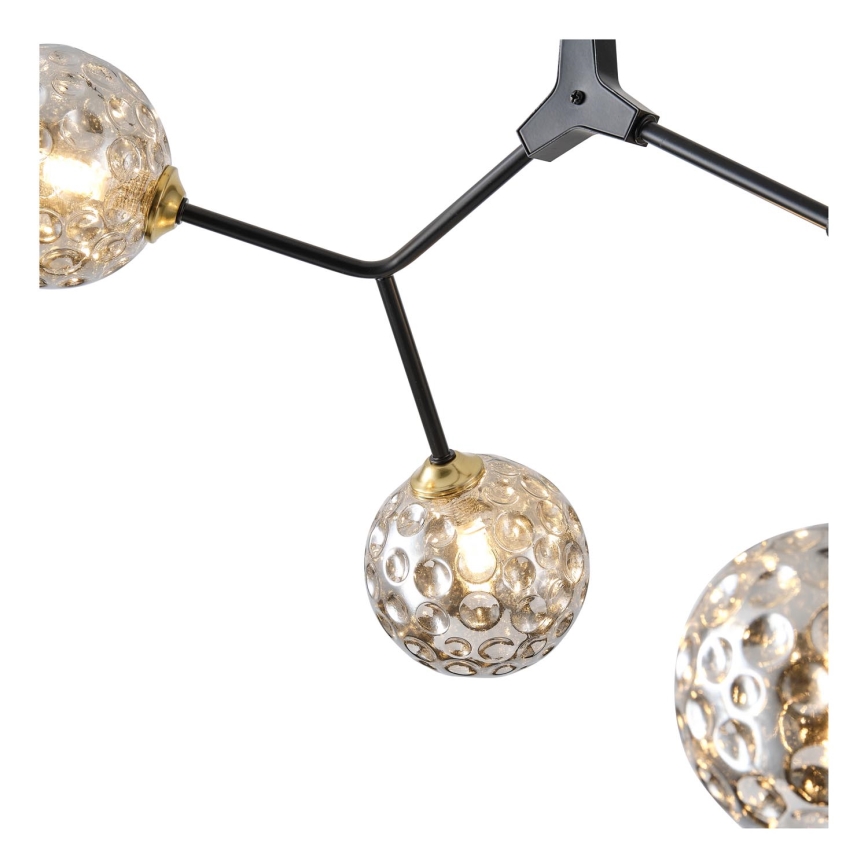 Chandelier on a pole 5xG9/15W/230V grey