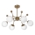 Chandelier on a pole 6xE27/60W/230V gold