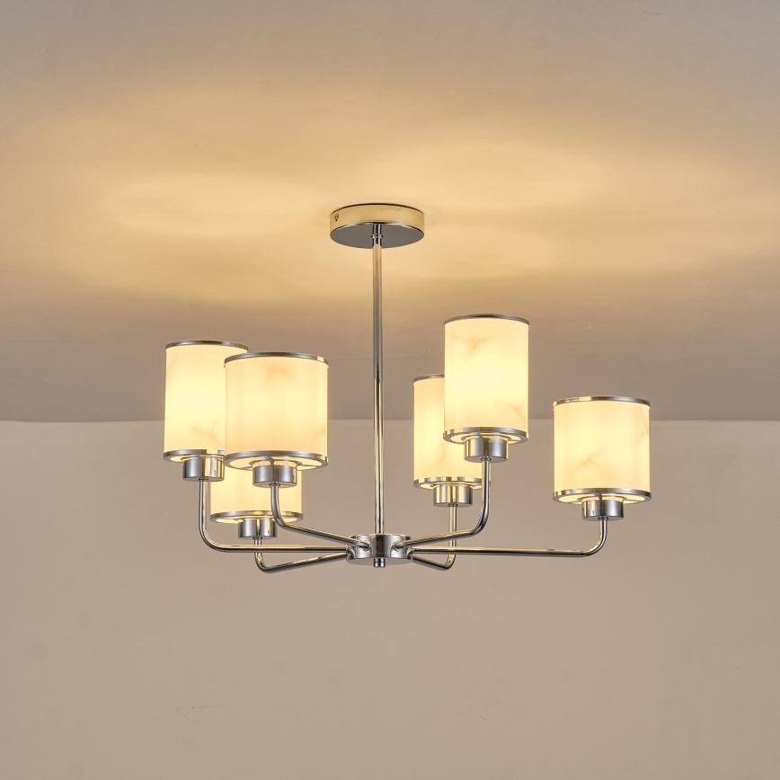 Chandelier on a pole 6xE27/60W/230V
