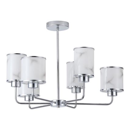 Chandelier on a pole 6xE27/60W/230V