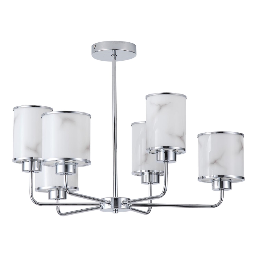 Chandelier on a pole 6xE27/60W/230V