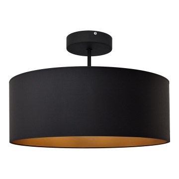 Chandelier on a pole ALBA 3xE27/15W/230V black/gold