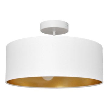 Chandelier on a pole ALBA 3xE27/15W/230V white/gold