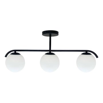 Chandelier on a pole AMADEO 3xE14/40W/230V black