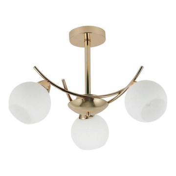 Chandelier on a pole AMOS 3xE27/40W/230V gold