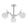 Chandelier on a pole AMOS 3xE27/40W/230V shiny chrome