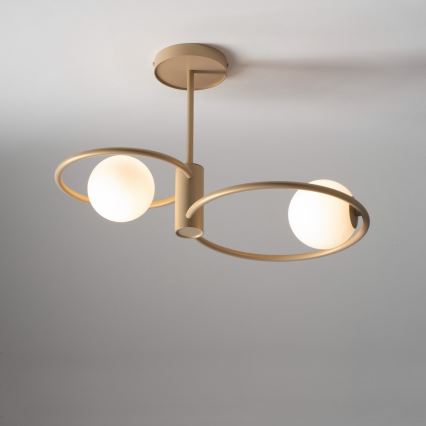 Chandelier on a pole AQUA 2xG9/12W/230V gold