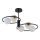 Chandelier on a pole AQUA 5xG9/12W/230V black