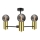 Chandelier on a pole ARD 3xE27/60W/230V gold
