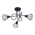 Chandelier on a pole ARTEMIS 3xE14/40W/230V black