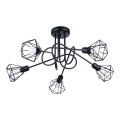 Chandelier on a pole ARTEMIS 5xE14/40W/230V black