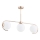 Chandelier on a pole ASTANA 3xE14/10W/230V gold