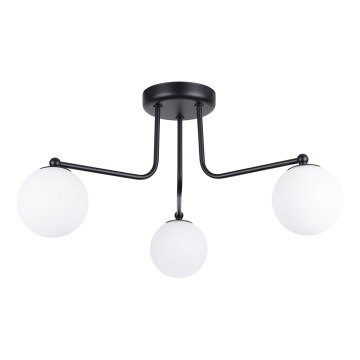 Chandelier on a pole ASTRAL 3xG9/8W/230V black