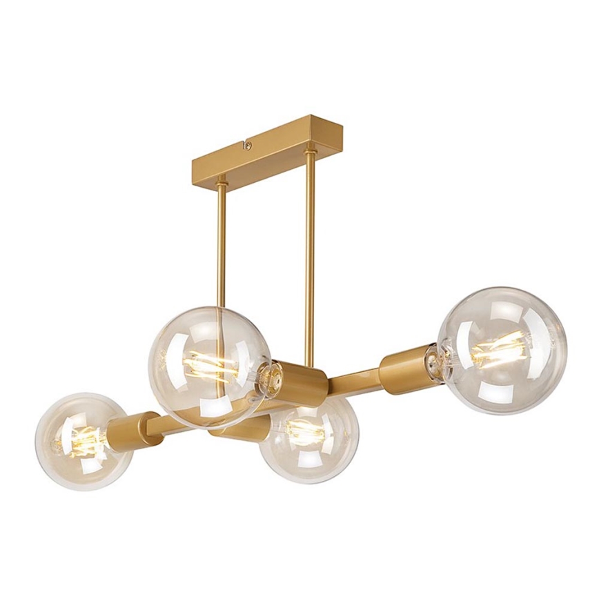 Chandelier on a pole ASTRID 4xE27/60W/230V gold